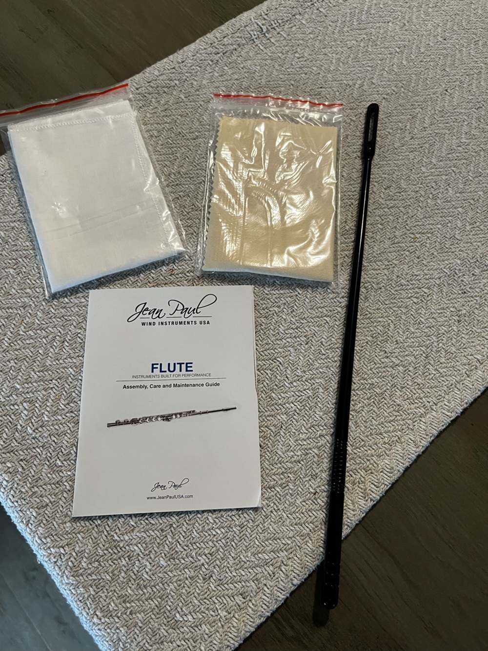 Jean Paul Flute Black & Silver Like New